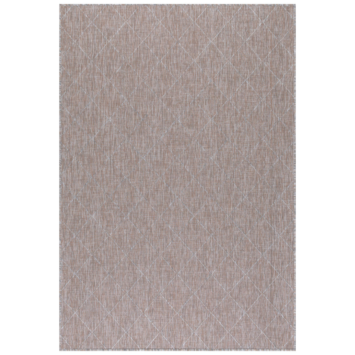 In- und Outdoorteppich 80/250 cm Zagora Grau, Beige  - Beige/Grau, Basics, Textil (80/250cm) - Novel