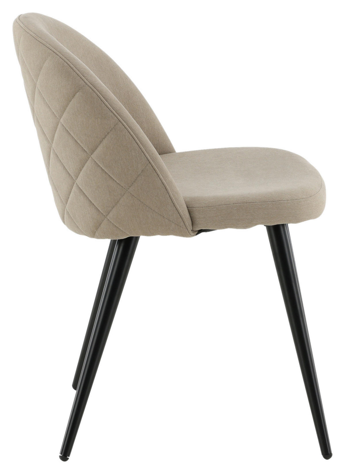 STOLSET stål  - beige/svart, Design, metall/textil (50/76,5/57cm) - Livetastic