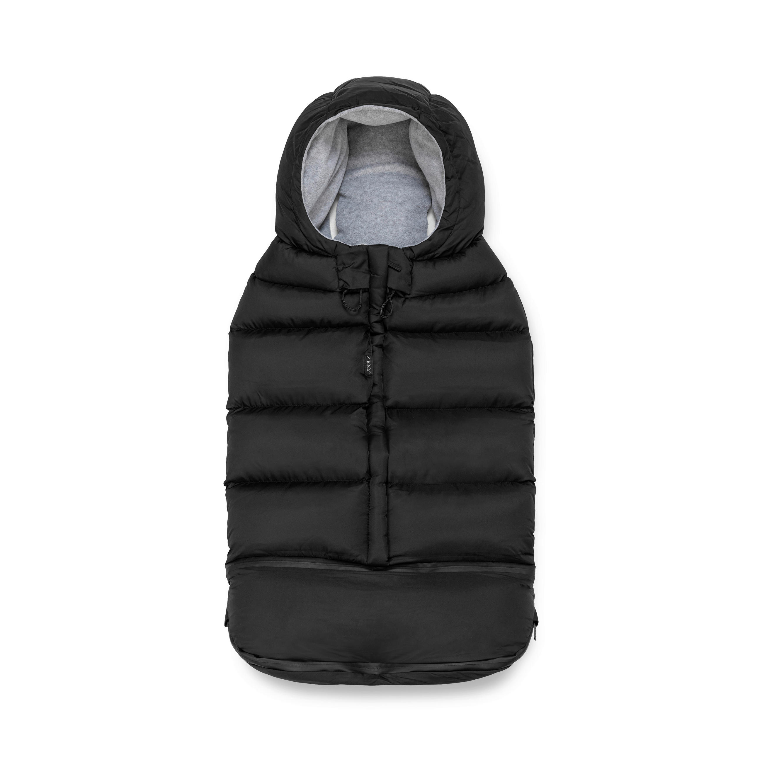 FUßSACK Thermo-Fußsack  - Schwarz, Basics, Textil (100/43/10cm) - Joolz