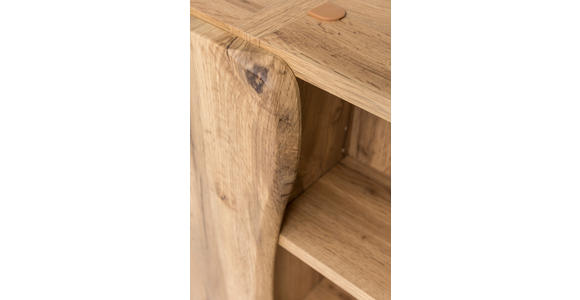 UNTERSCHRANK 60/79/35 cm   - Eiche Wotan/Silberfarben, Natur, Holzwerkstoff/Kunststoff (60/79/35cm) - Xora