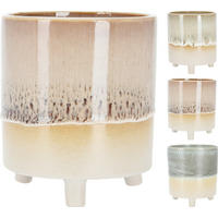 KVĚTINÁČ NA KVĚTINY keramika, 12.5/12.5/14.5 cm - Basics, keramika (12.5/12.5/14.5cm)