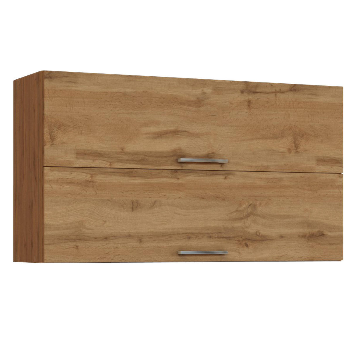 KÜCHENBLOCK 210 cm   in Schieferfarben, Eiche Wotan  - Chromfarben/Schieferfarben, Modern, Holzwerkstoff/Metall (210cm) - Held