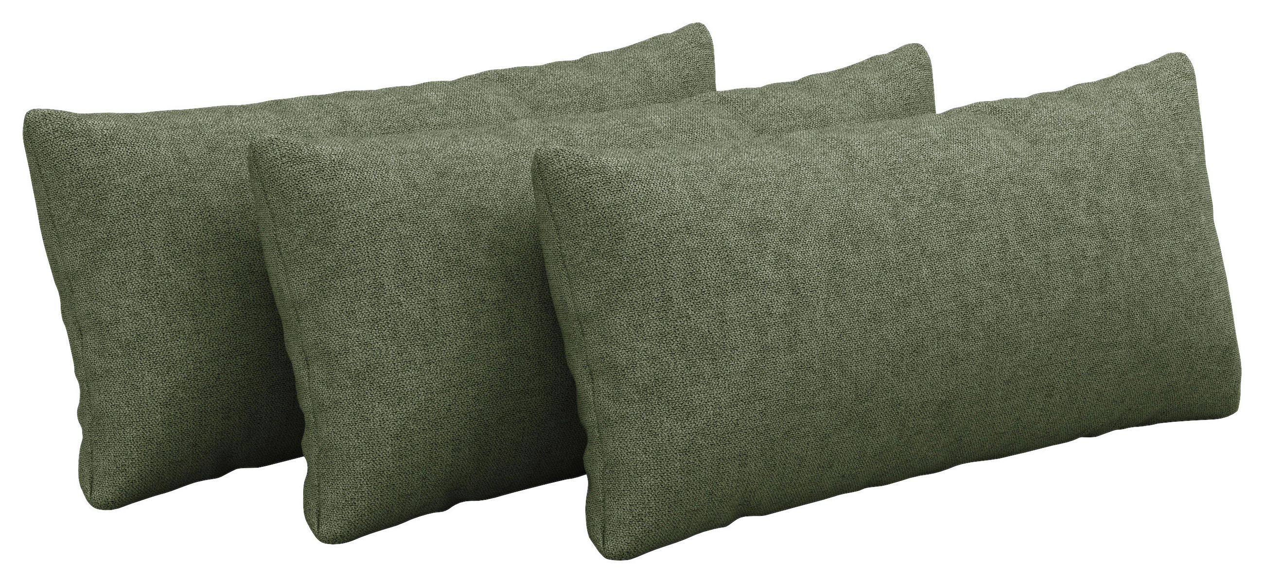 ZIERKISSEN DANCE E 3-teilig 60/30 cm  - Olivgrün, MODERN, Textil (60/30cm) - Sit & More