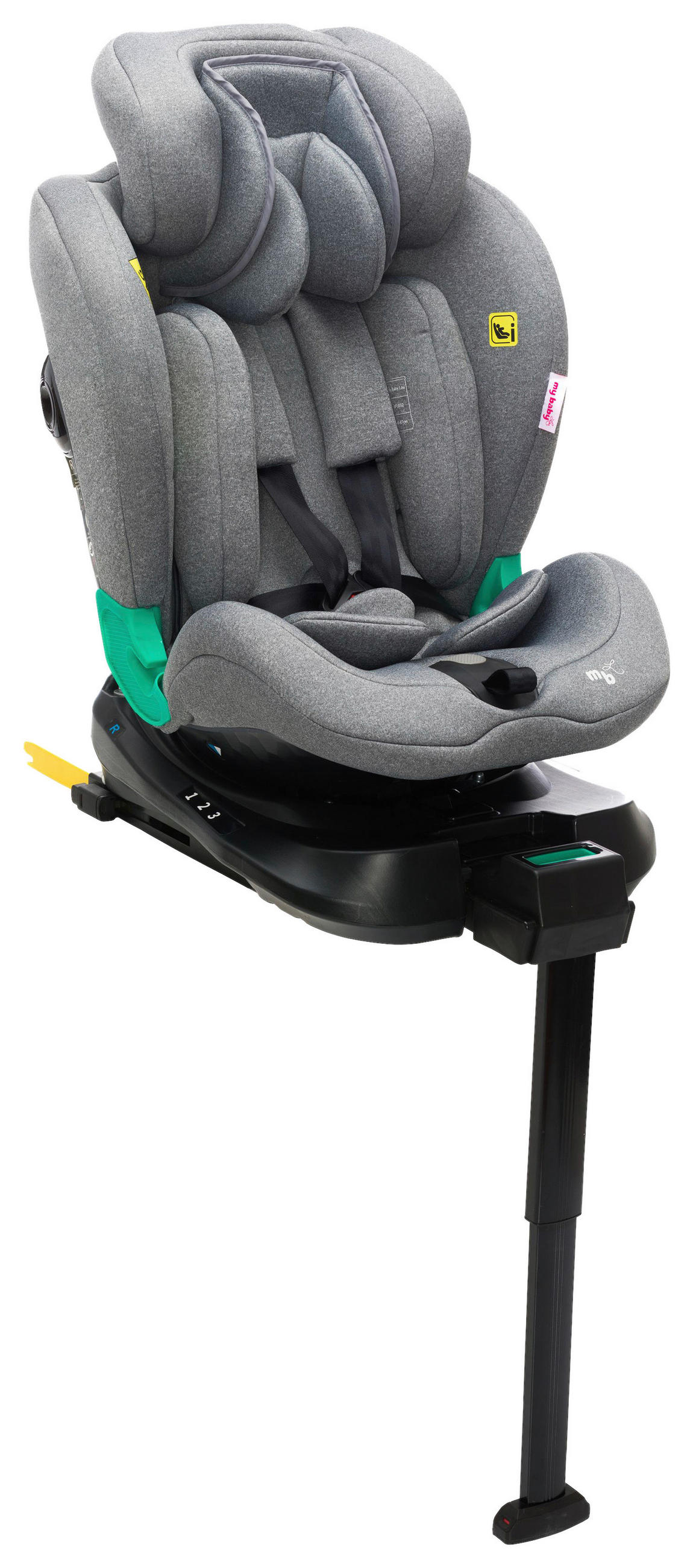 KINDERAUTOSITZ FREEWAY FIX   - Grau, Basics, Kunststoff/Textil (48/50/86cm) - Jimmylee