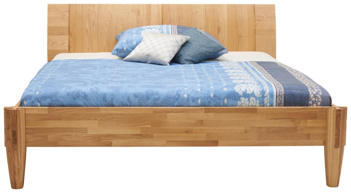 BETT 180/200 cm  in Eichefarben   - Eichefarben, Natur, Holz (180/200cm) - Linea Natura