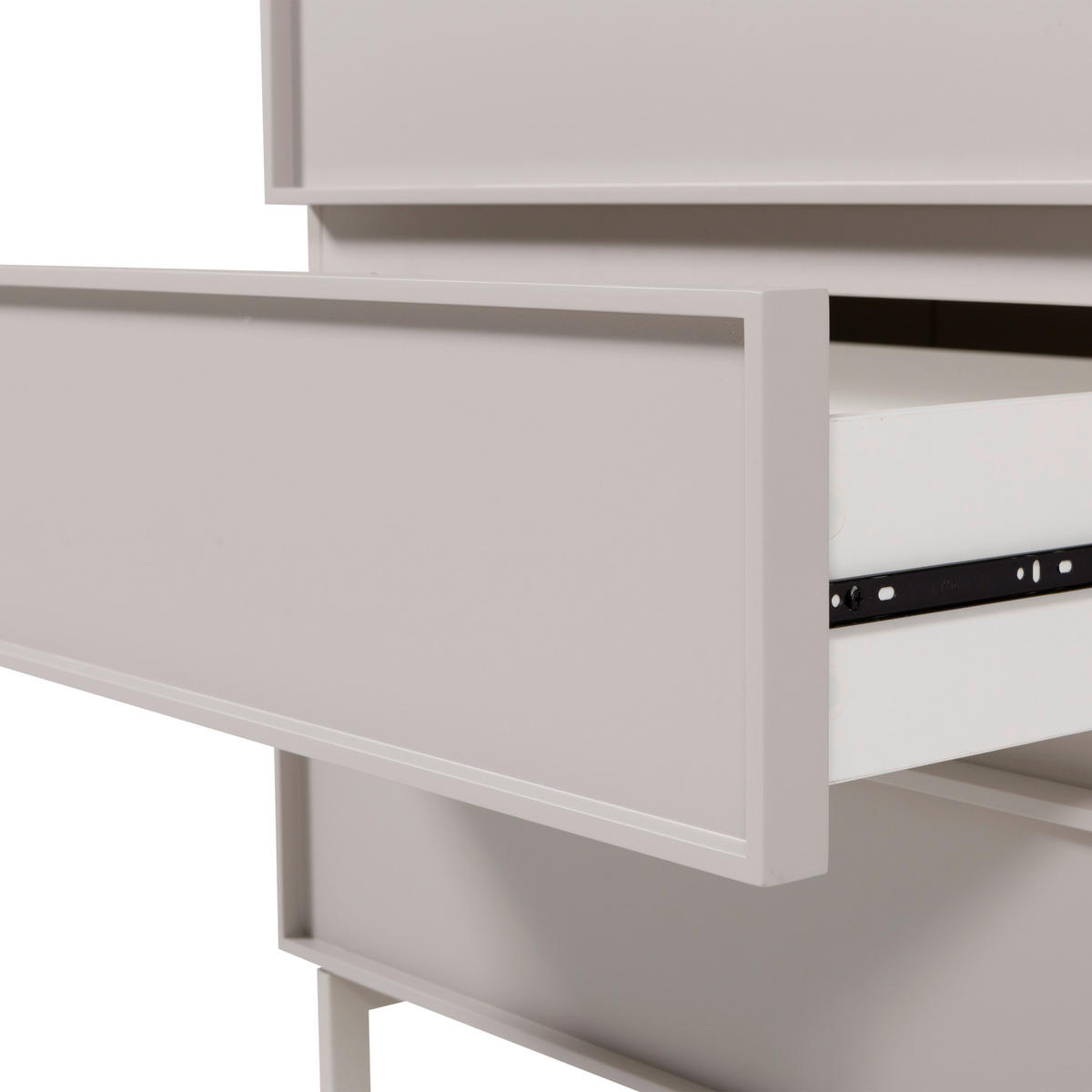 KOMMODE Tours, 70/102/42 cm, 4 Schublade(n)  - Sandfarben, Design, Holzwerkstoff/Metall (70/102/42cm) - Livetastic