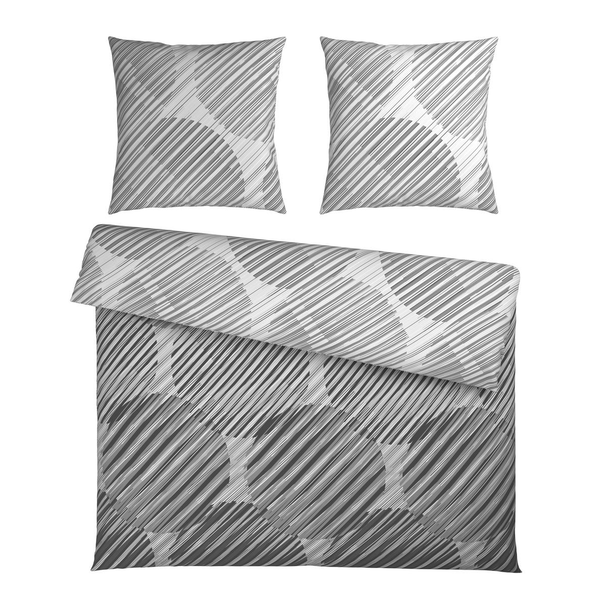 BETTWÄSCHE Renforcé 200/200 cm  - Grau, Textil (200/200cm) - Novel