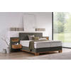 BOXSPRINGBETT 180/200 cm  in Eichefarben, Greige  - Greige/Eichefarben, Natur, Holz/Textil (180/200cm) - Valnatura