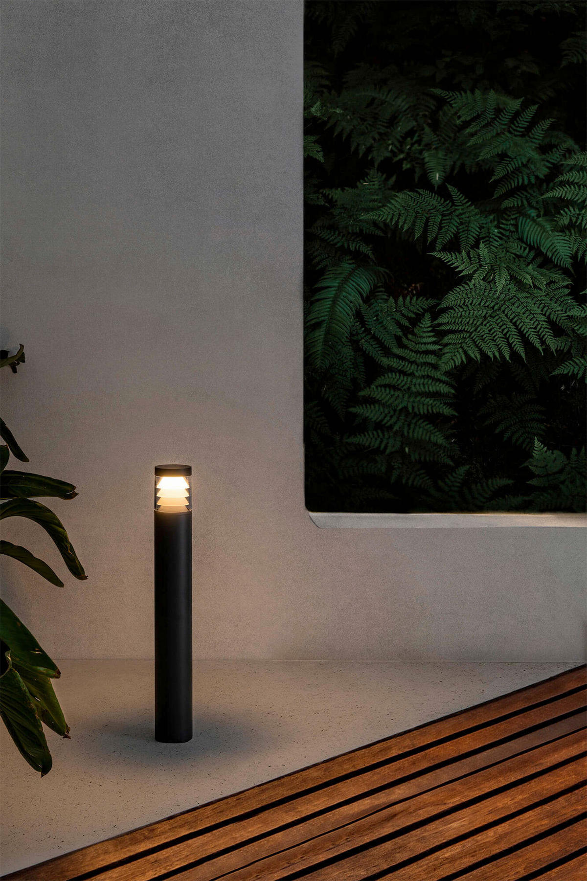 SOCKELLEUCHTE 9/9/65 cm   - Dunkelgrau, Design, Metall (9/9/65cm)