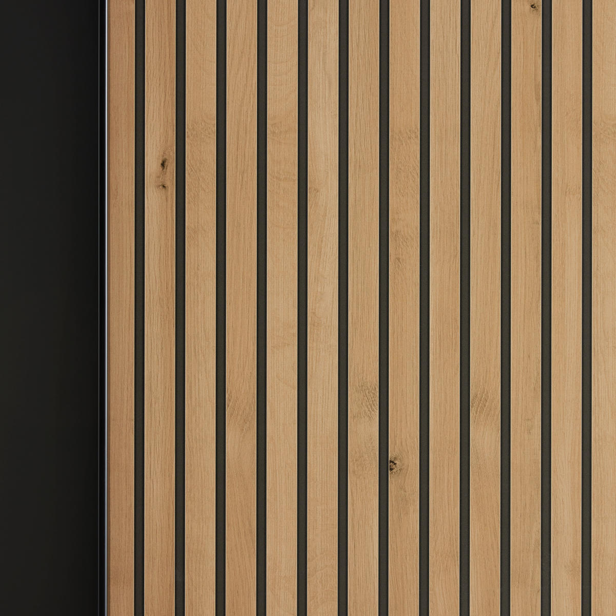 GARDEROB MED SKJUTDÖRRAR 180/198/65 cm 2-dörrar - grafitfärgad/svart, Klassisk, metall/trämaterial (180/198/65cm) - Carryhome