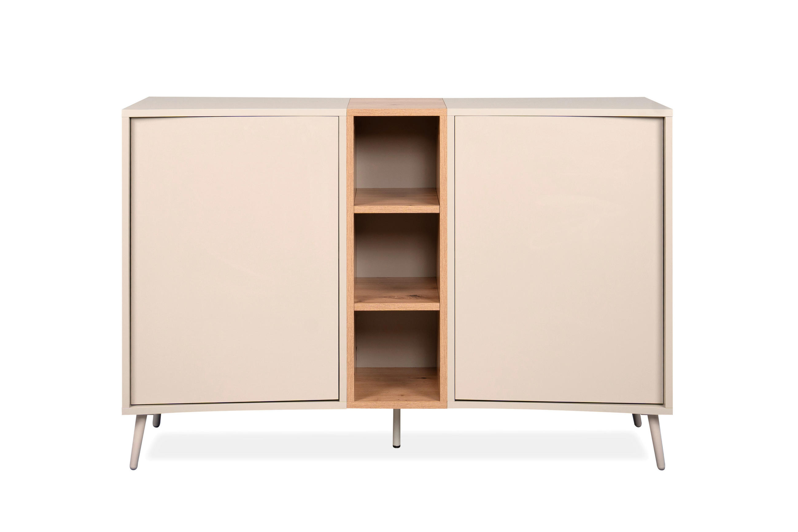 KOMMODE , 135/90/37,5 cm,  - Sandfarben/Eiche Artisan, Design, Holzwerkstoff/Kunststoff (135/90/37,5cm) - MID.YOU