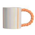 KAFFEEBECHER 400 ml - Multicolor, Design, Keramik (9/10cm) - Novel
