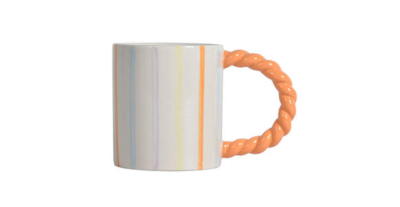 KAFFEEBECHER 400 ml - Multicolor, Design, Keramik (9/10cm) - Novel