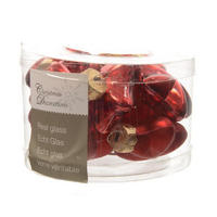 CHRISTBAUMANHÄNGER  - Rot, LIFESTYLE, Glas (4/4,5/2cm)
