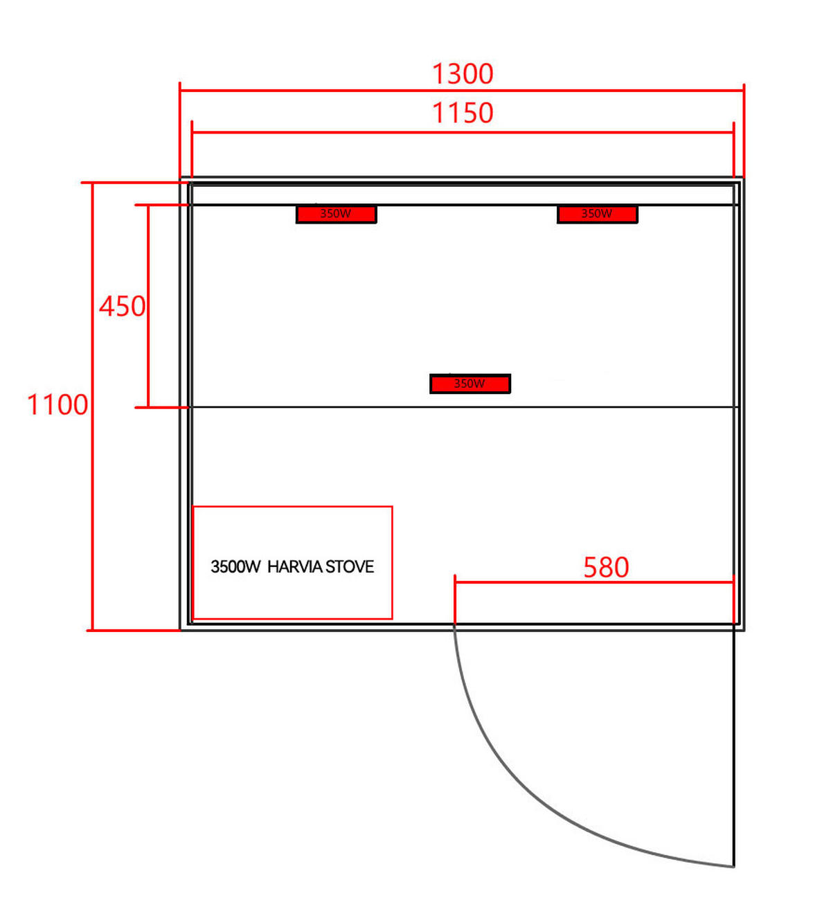 INFRAROTKABINE für 2 Personen  - Naturfarben, Basics, Glas/Holz (130/120/200cm) - Sanotechnik