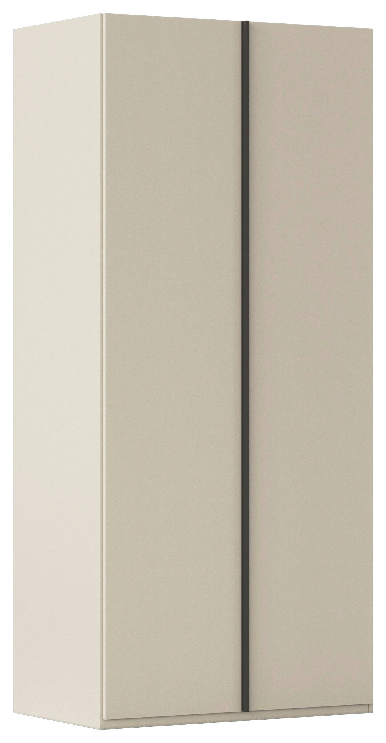 DREHTÜRENSCHRANK 301/235/61 cm,  in Champagner, 6-türig  - Champagner/Graphitfarben, Basics, Holzwerkstoff/Metall (301/235/61cm) - Novel