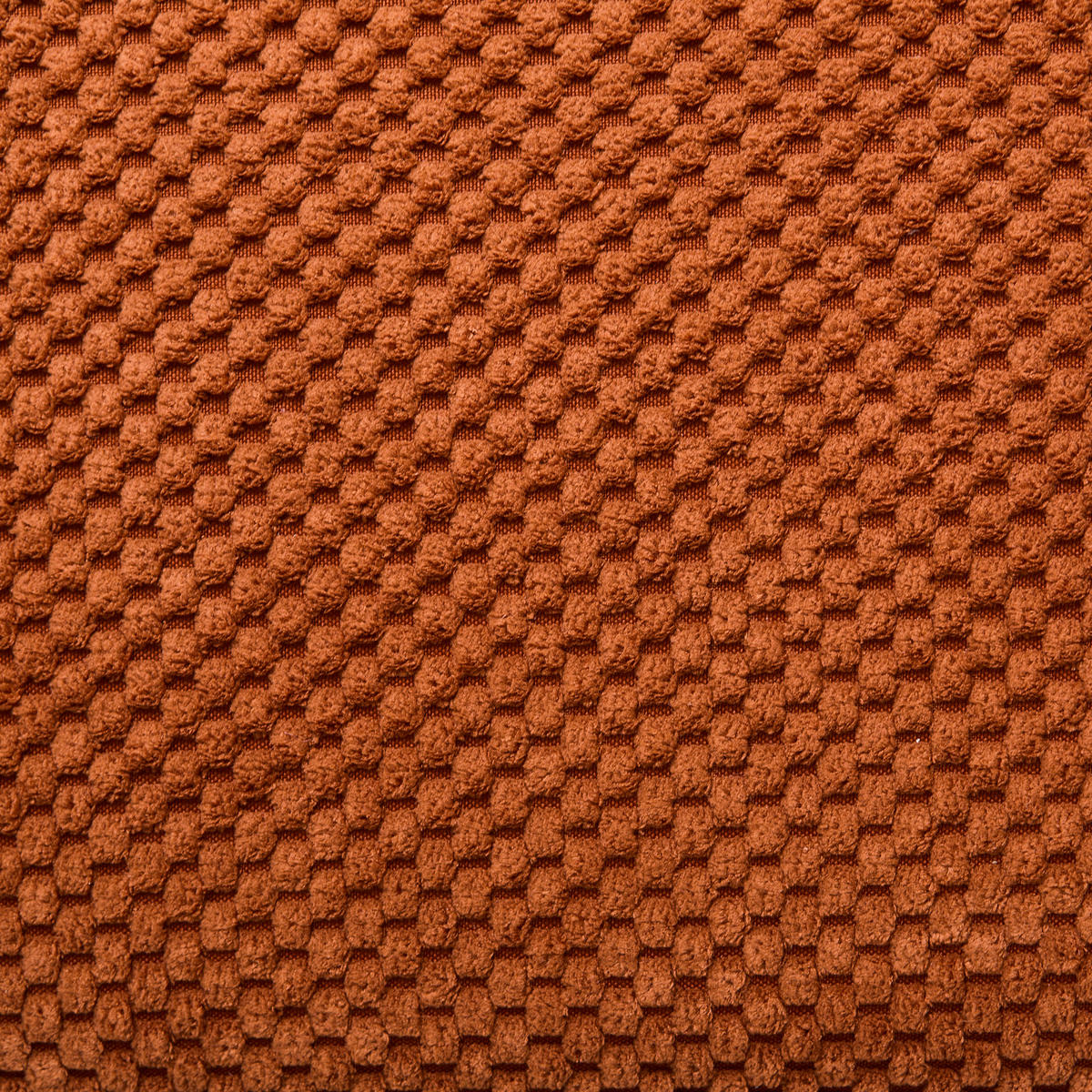 ECKSOFA Rostfarben Chenille  - Rostfarben/Schwarz, KONVENTIONELL, Textil/Metall (255/164cm) - Carryhome