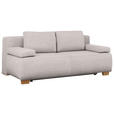 BOXSPRINGSOFA in Webstoff Naturfarben  - Naturfarben, MODERN, Holz/Textil (205/93/108cm) - Venda