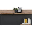 WANDBOARD in 140/68/22 cm Grau, Eichefarben  - Eichefarben/Grau, MODERN, Holzwerkstoff (140/68/22cm) - Hom`in