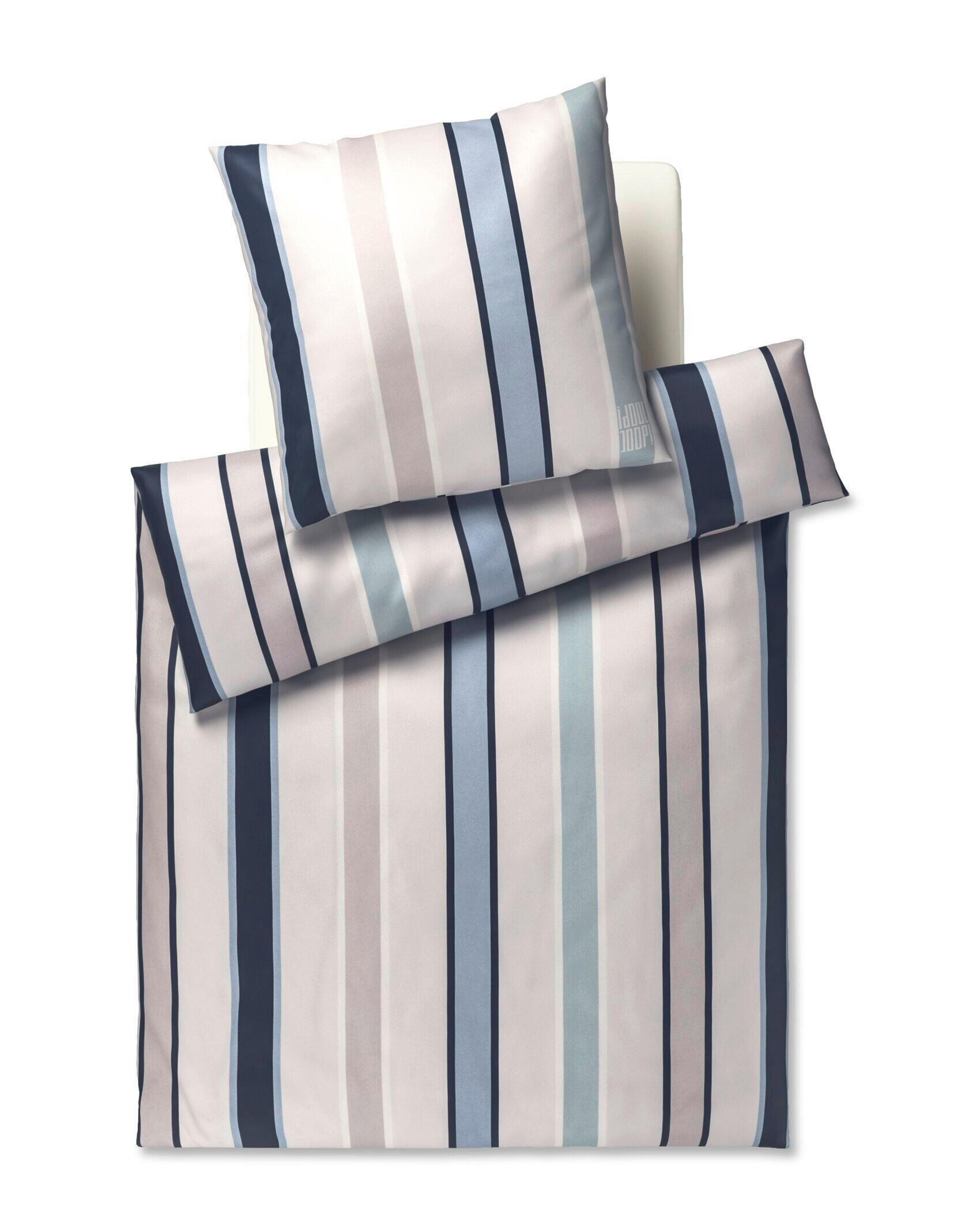 BETTWÄSCHE 2-teilig JOOP! BANKS Jersey 155/220 cm  - Blau, Basics, Textil (155/220cm) - Joop!