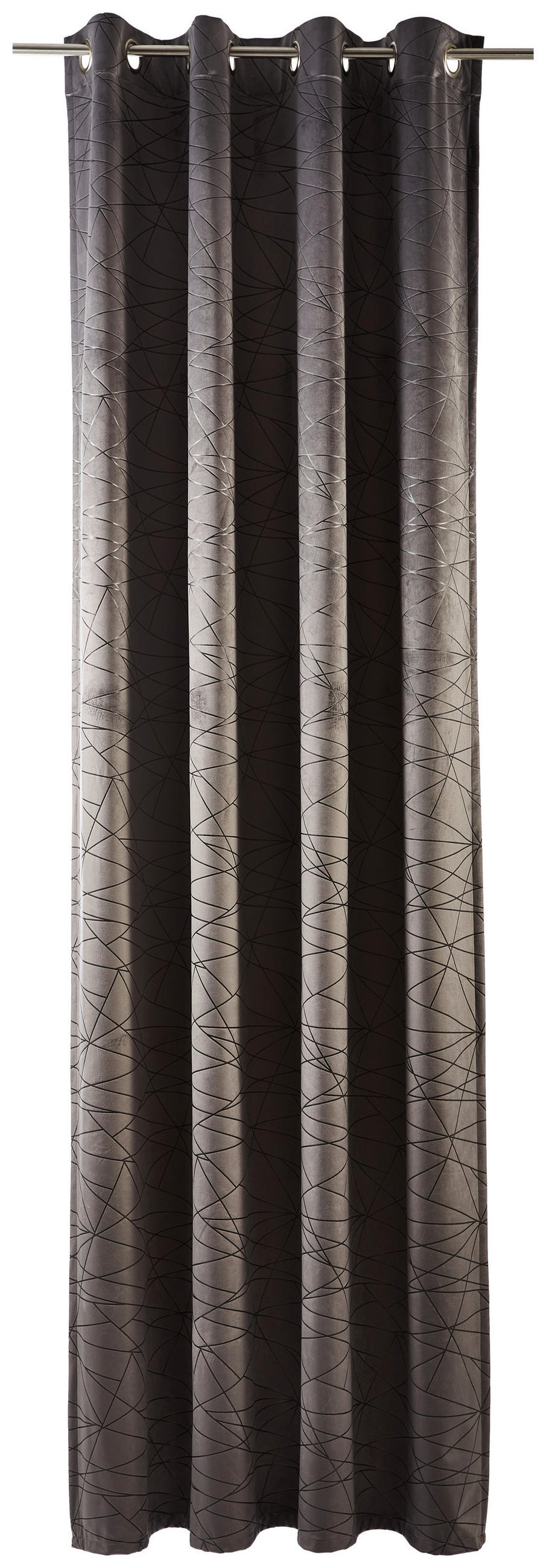 ÖSENSCHAL LAGID blickdicht 140/260 cm - Anthrazit, Design, Textil (140/260cm) - Dieter Knoll