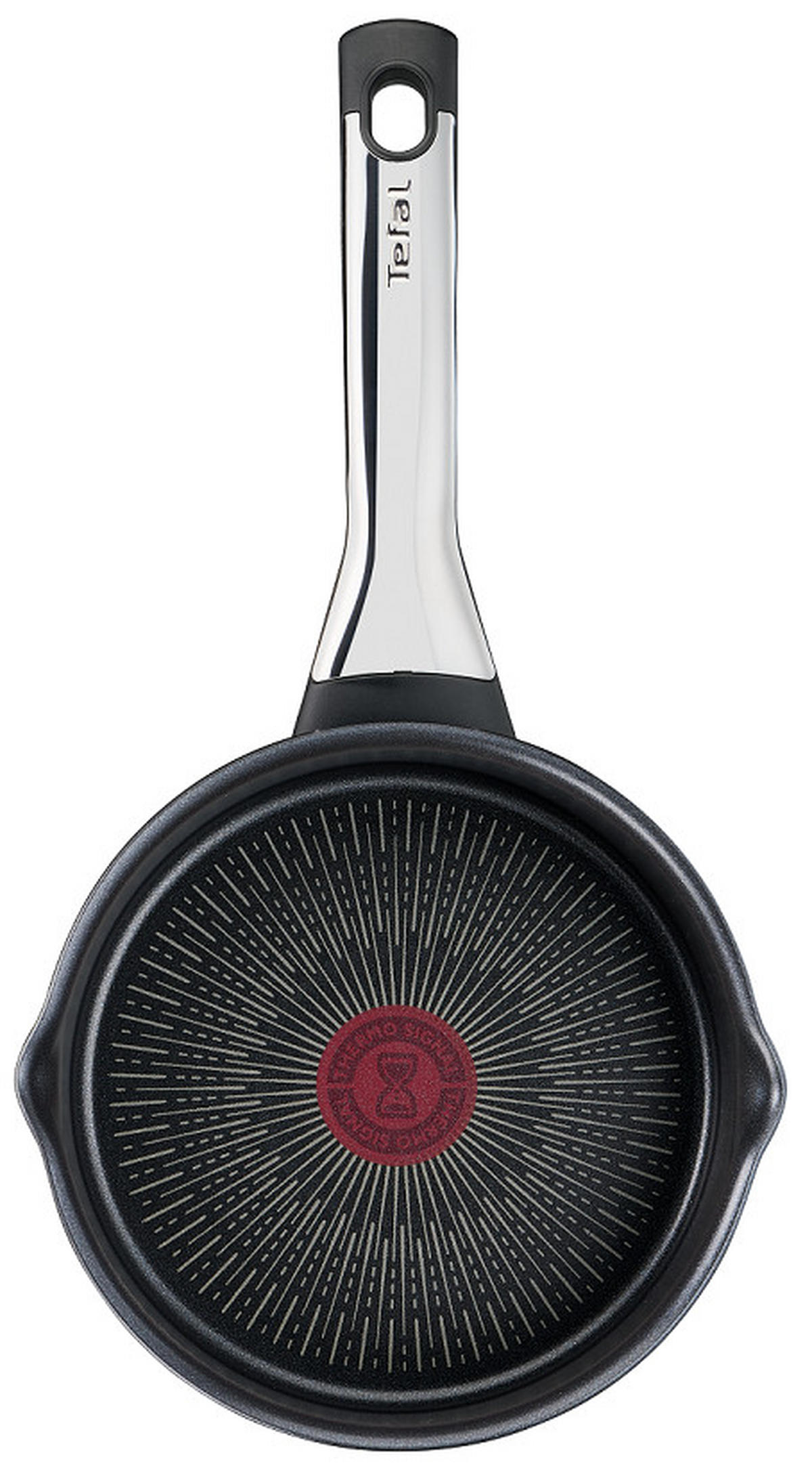 STEKGRYTA 16 cm  - svart/transparent, Design, metall/glas (16cm) - Tefal