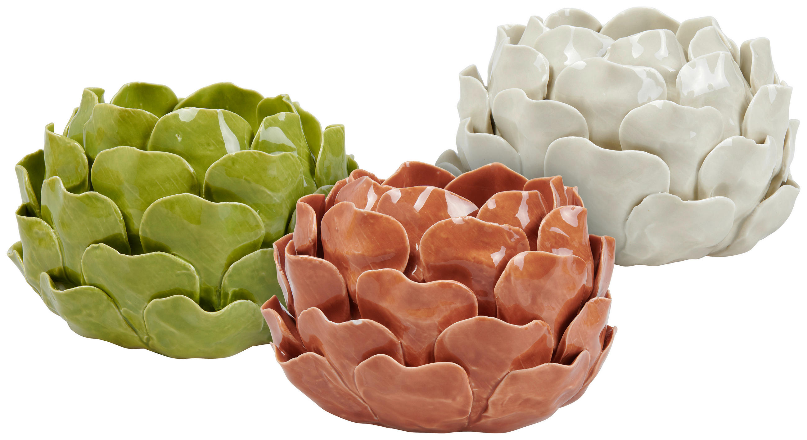 GYERTYATARTÓ - barna, Basics, kerámia (15/9cm) - Ambia Home