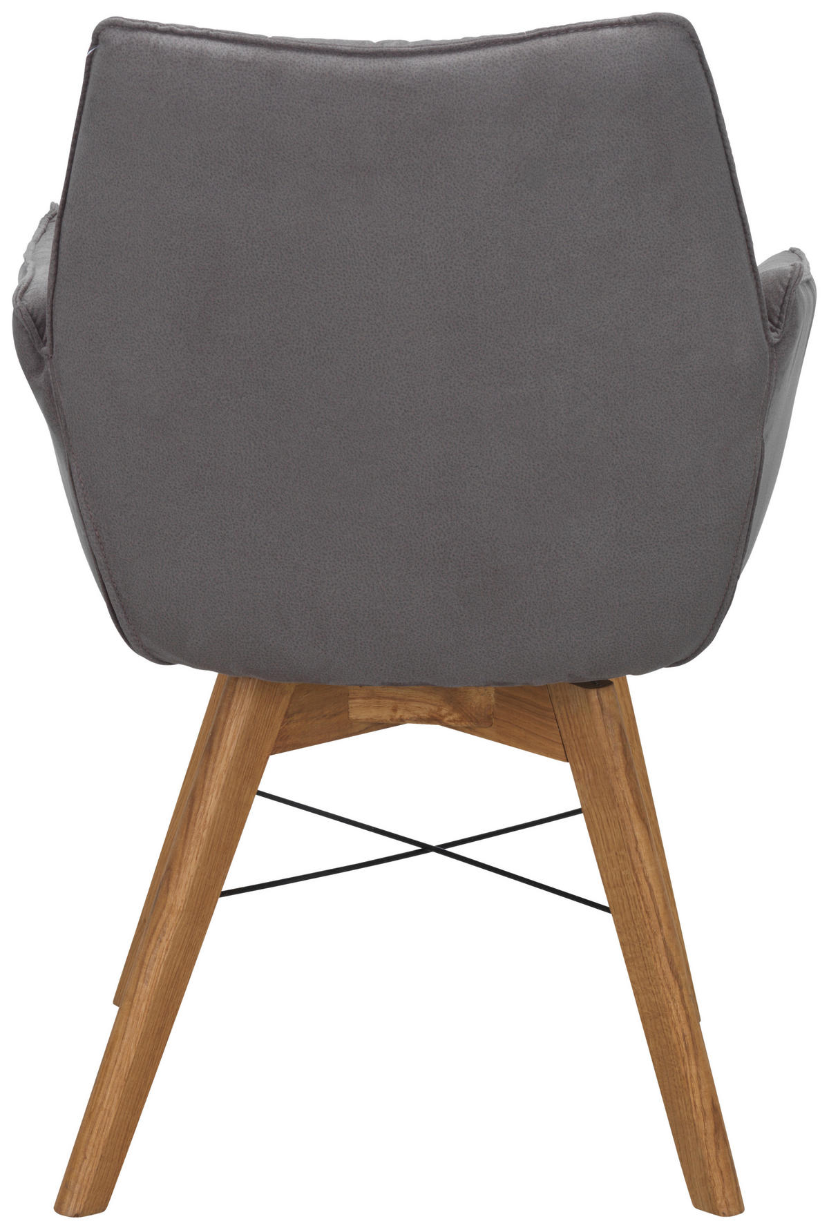 ARMLEHNSTUHL  in Flachgewebe  - Wildeiche/Eichefarben, Design, Holz/Textil (61/87/63cm) - Waldwelt