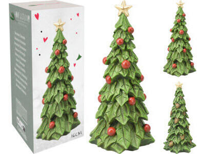 POM DE CRĂCIUN - Basics, piatră (8/8/16.5cm)