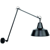 NÁSTĚNNÉ SVÍTIDLO, 36/130 cm  - černá, Design, kov (36/130cm) - It's about Romi