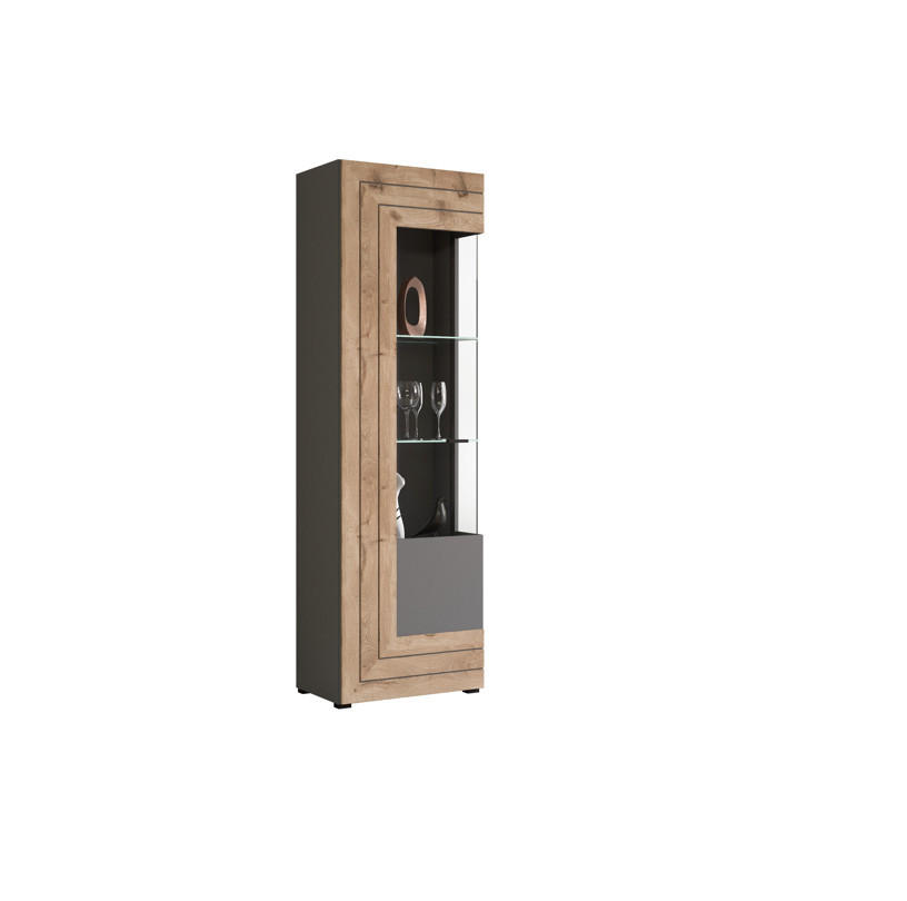 VITRINE in   - KONVENTIONELL, Glas/Holzwerkstoff (60/194/37cm) - MID.YOU