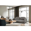 SCHLAFSOFA ROMA  mit Struktur Hellbraun  - Hellbraun/Schwarz, Design, Textil (230/90/105cm) - MID.YOU