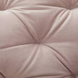 CHESTERFIELD-SESSEL Samt Rosa    - Schwarz/Rosa, Trend, Holz/Textil (97/79/84cm) - Ambia Home
