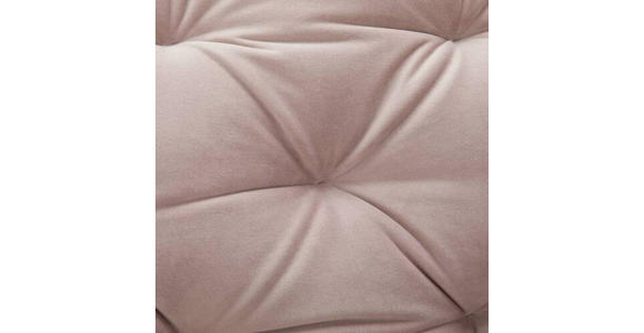 CHESTERFIELD-SESSEL Samt Rosa    - Schwarz/Rosa, Trend, Holz/Textil (97/79/84cm) - Ambia Home