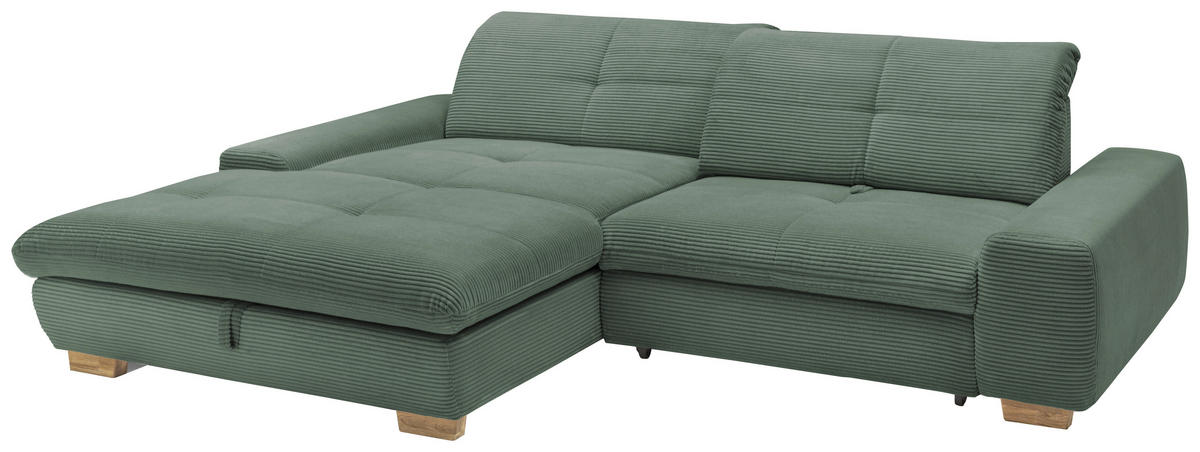 Freisteller von SetOne by Musterring ECKSOFA Olivgrün Cord.