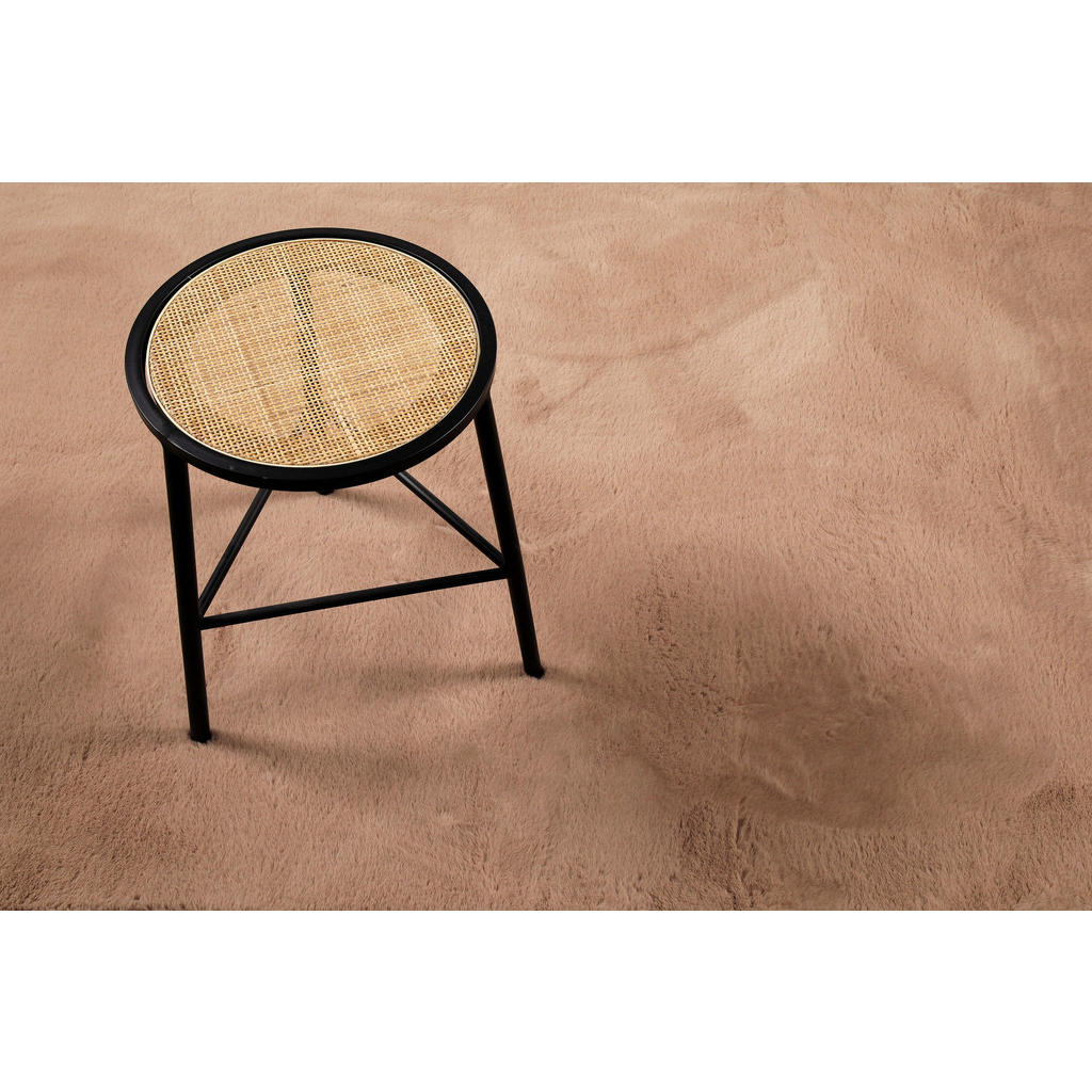 Thumbnail - Esprit Hochflorteppich Esp-4377-08, Altrosa, Textil, Uni, rechteckig, 130x190 cm, Oeko-Tex® Standard 100, strapazierfähi...