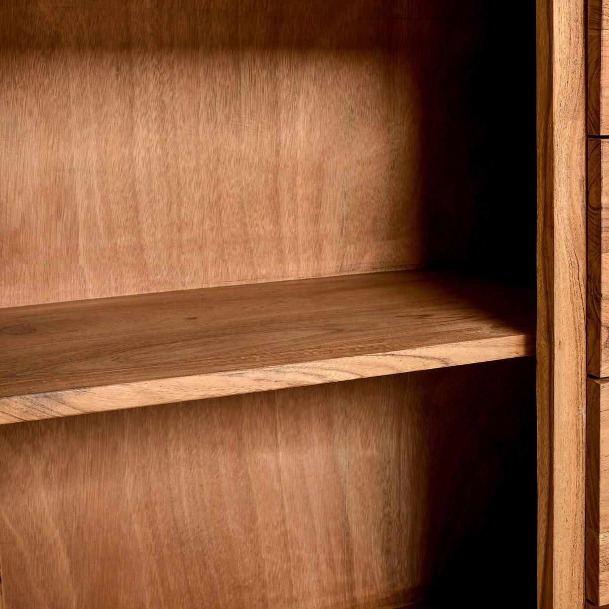 KOMMODE  in 100/85/40 cm  - Silberfarben/Akaziefarben, KONVENTIONELL, Holz/Metall (100/85/40cm) - Livetastic
