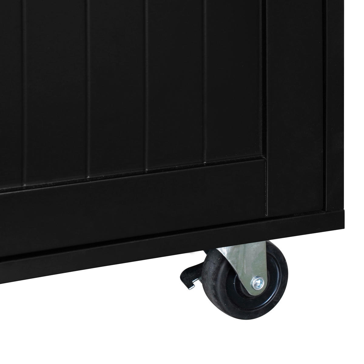 KÜCHENINSEL   in Schwarz, Edelstahlfarben  - Edelstahlfarben/Messingfarben, Basics, Holzwerkstoff/Metall (116/89/49,5cm) - MID.YOU