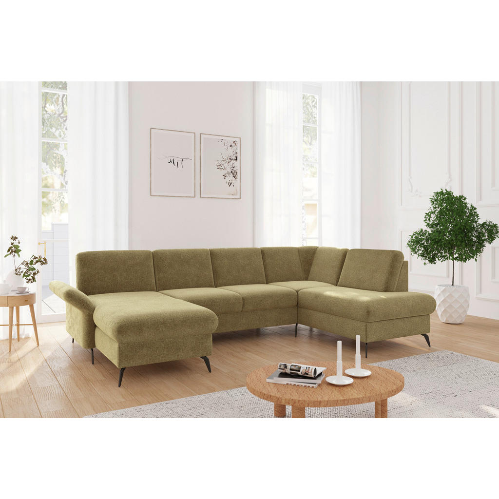 Sit & More SEDACIA SÚPRAVA, textil, olivovozelená