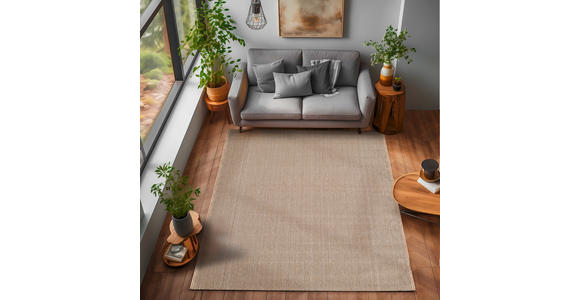 WEBTEPPICH 60/100 cm LOOM Beige - Beige, Basics, Textil (60/100cm) - Novel
