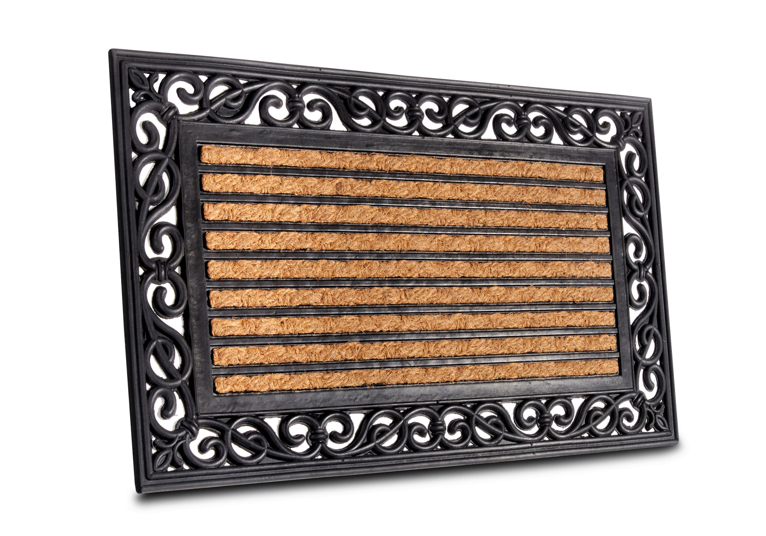 KOKOSMATTE 45/75 cm Mix Mats  - Hellbraun/Schwarz, Basics, Naturmaterialien/Kunststoff (45/75cm) - Esposa