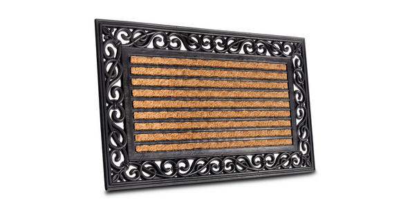 KOKOSMATTE 45/75 cm Mix Mats  - Hellbraun/Schwarz, Basics, Naturmaterialien/Kunststoff (45/75cm) - Esposa