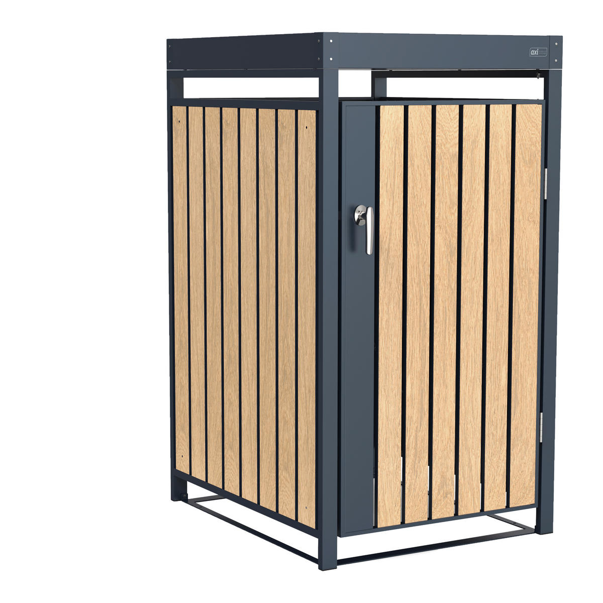 ÚLOŽNÝ BOX 68/80/124 cm   - hnedá/antracitová, Basics, kov (68/80/124cm) - Ambia Garden