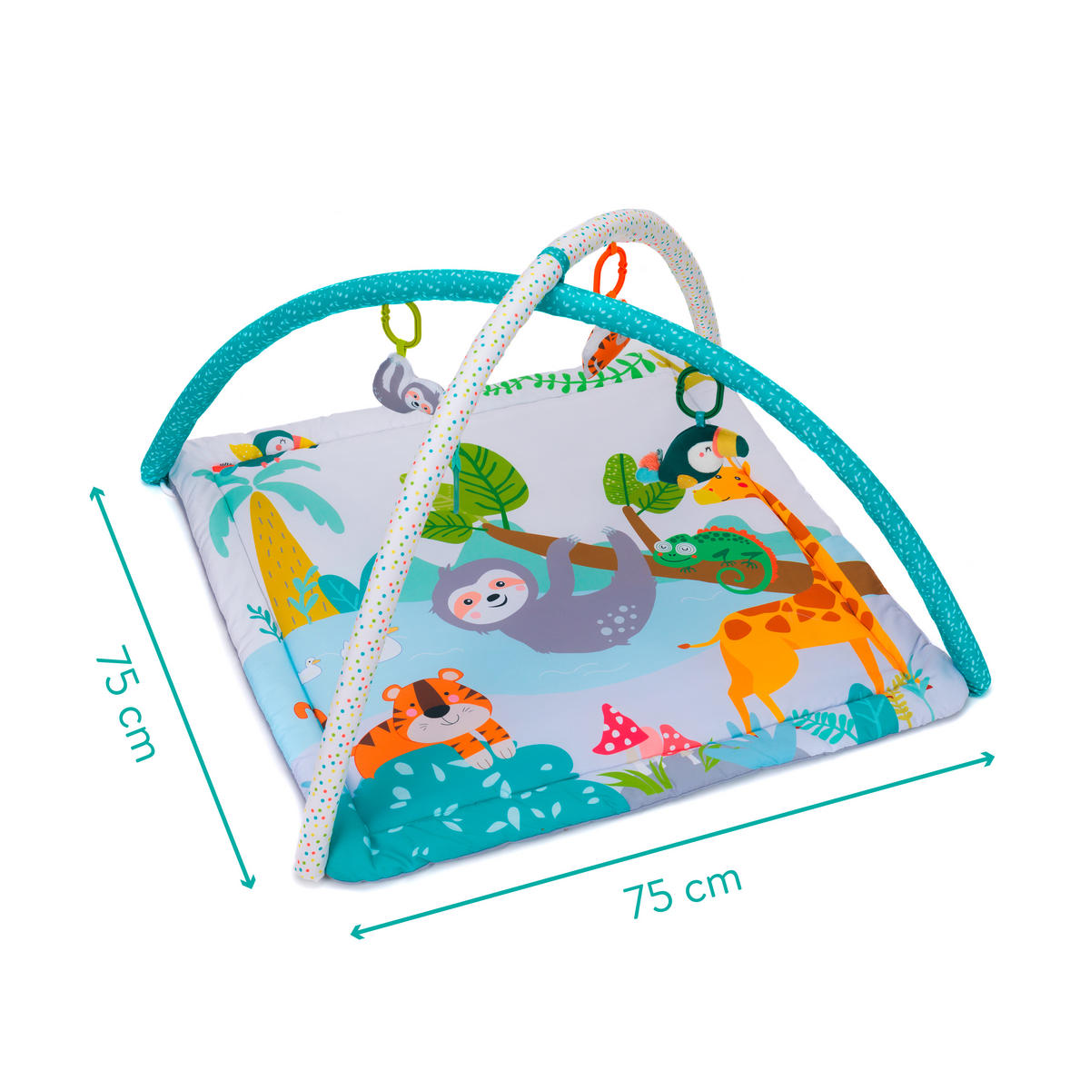 SPIELDECKE 75/75 cm  - Multicolor, Basics, Textil (75/75cm) - Fillikid