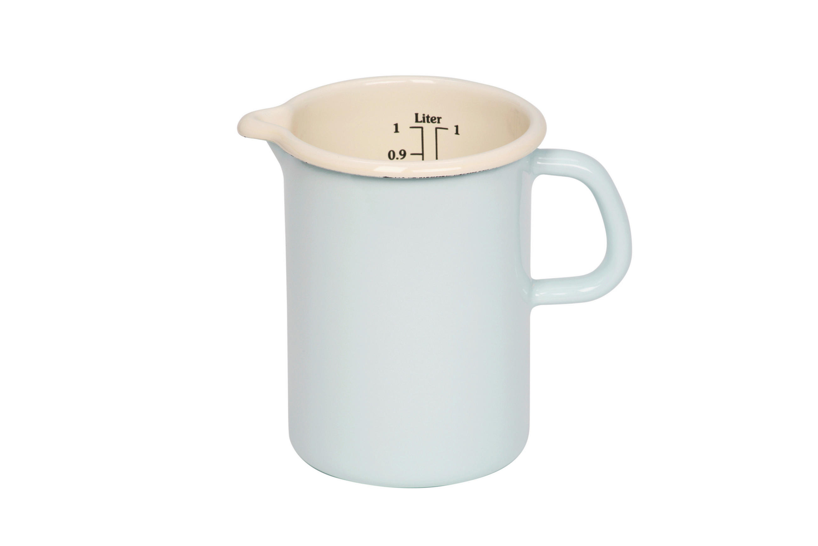 MESSBECHER - Türkis, Basics, Metall (16,3/11,3/14,8cm) - Riess