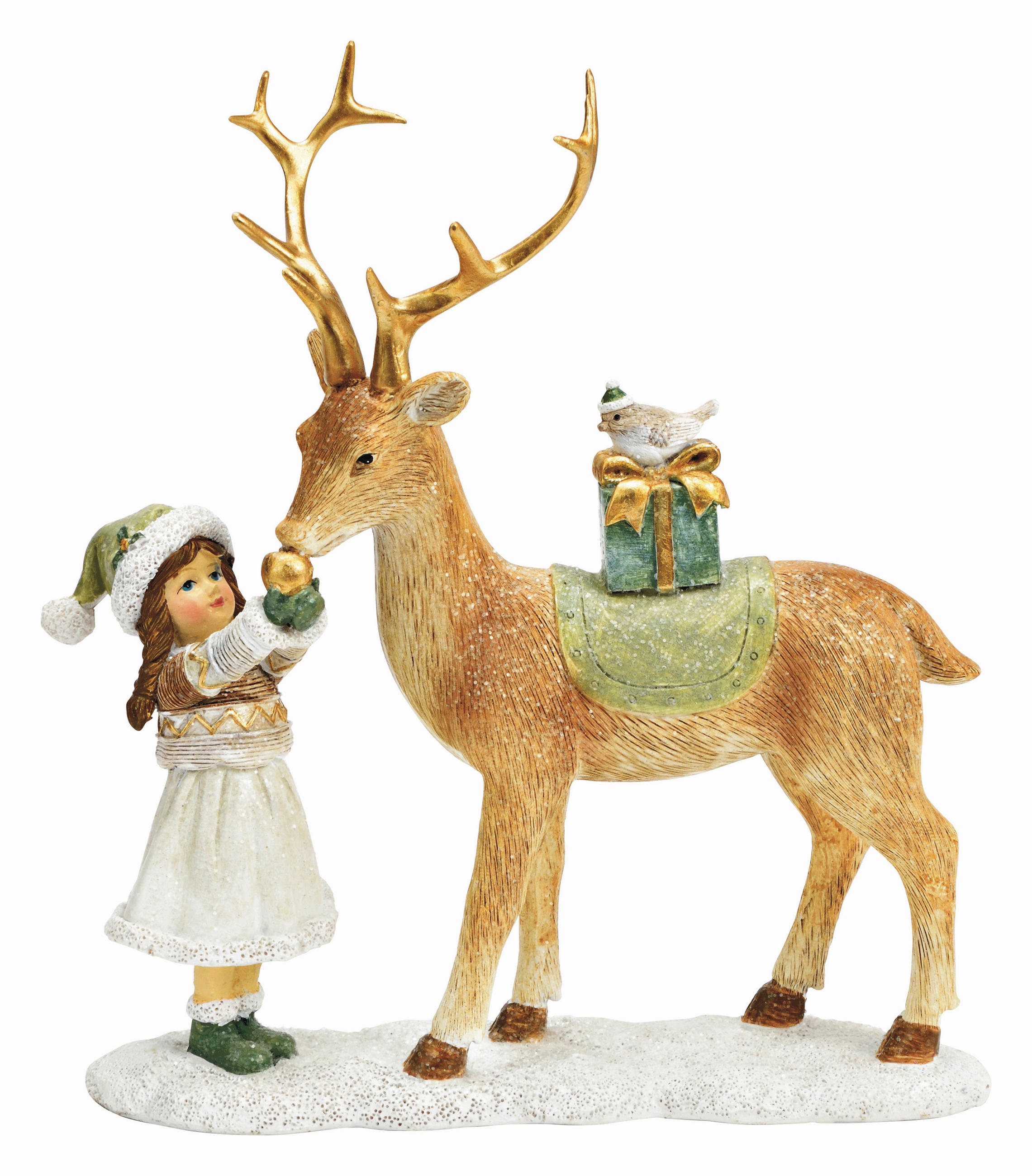 DEKOHIRSCH  - Multicolor, Basics, Kunststoff (19,0/21,0/7,0cm) - X-Mas