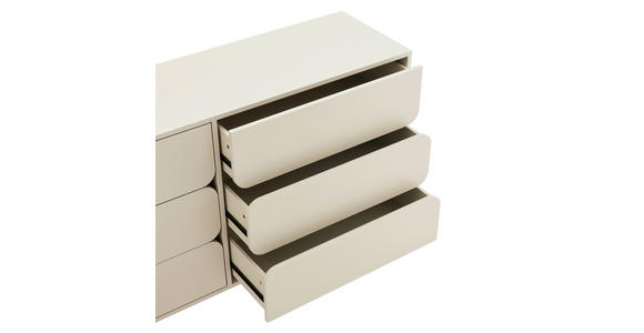 SIDEBOARD  in 150/85/40 cm  - Seidengrau, Design, Holzwerkstoff/Metall (150/85/40cm) - Xora