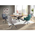 TISCHPLATTE      - Akaziefarben, Design, Holz (220/100/5cm) - Landscape