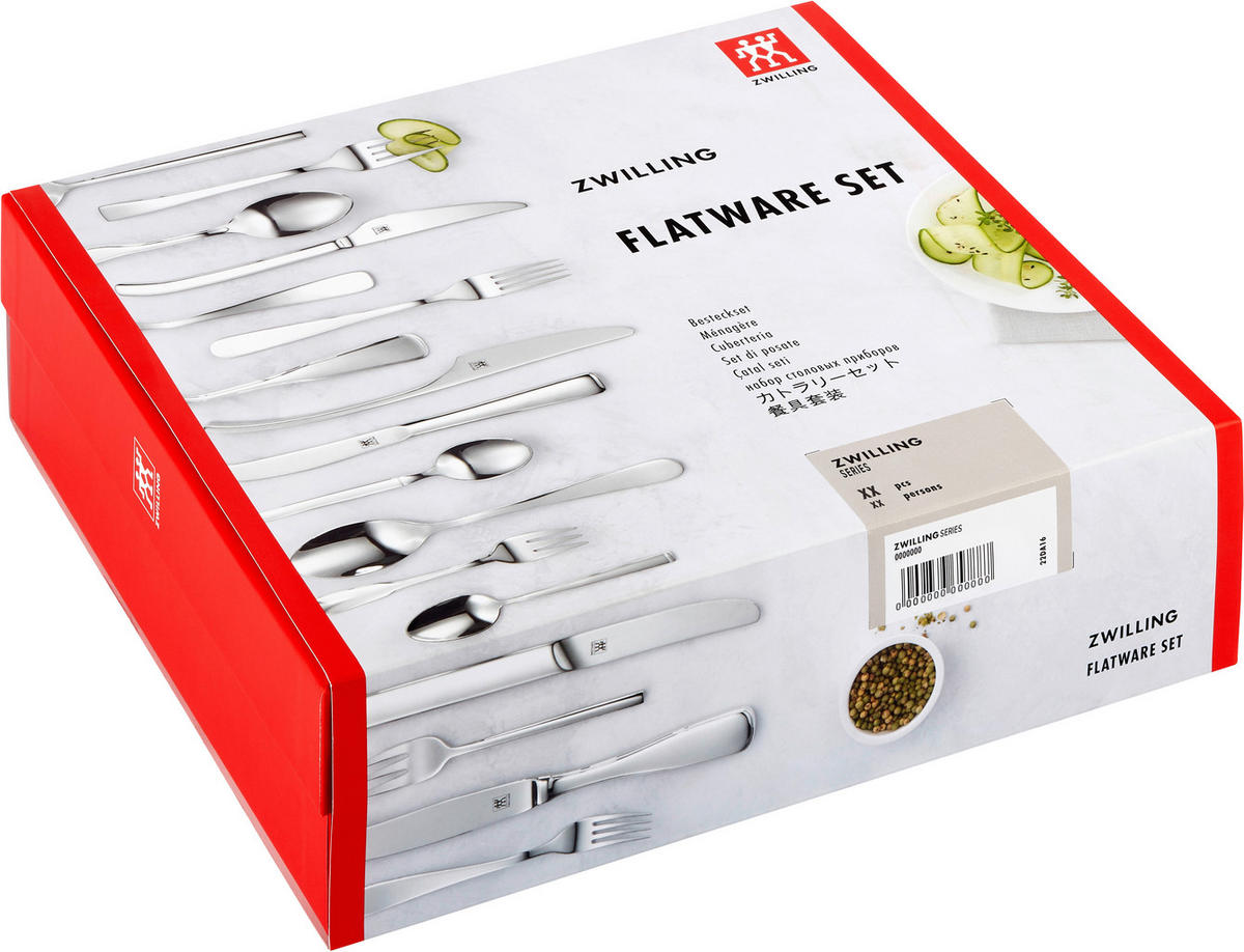 BESTECKSET ZWILLING KING POL. 72-teilig Edelstahl  - Edelstahlfarben, Basics, Metall - Zwilling