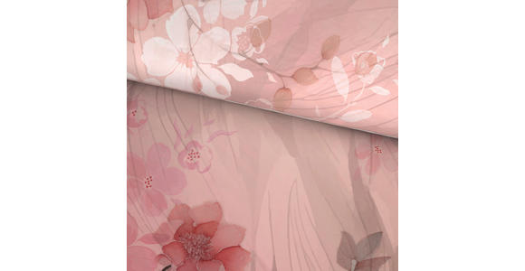 BETTWÄSCHE TANJA Satin 140/200 cm  - Hellrosa, KONVENTIONELL, Textil (140/200cm) - Novel